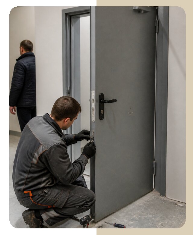 Ремонт противопожарной двери в Шумерле по цене 7061 р. | ДвериЛегко-Шмр