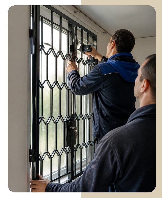 Установка распашных решеток в Шумерле цена от 7061 р. | ДвериЛегко-Шмр
